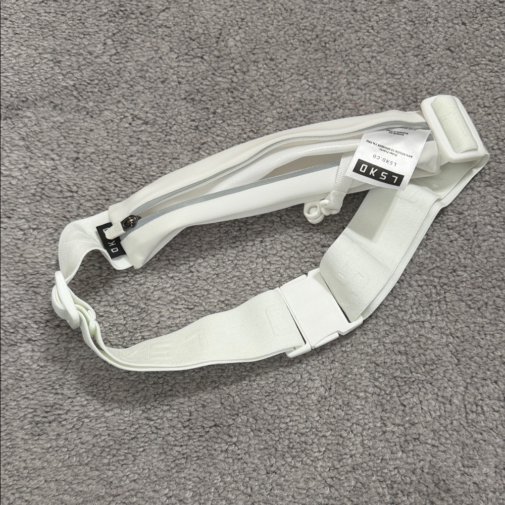 LSKD White Sport Belt Bag